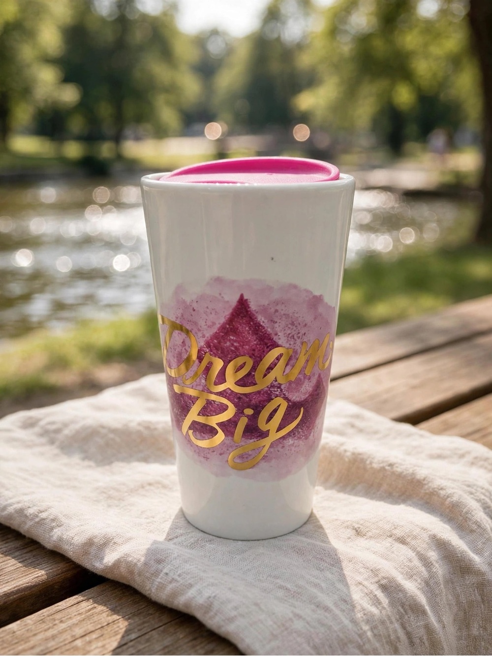 Disney Parks Princess Sleeping Beauty “Dream Big” Travel Mug